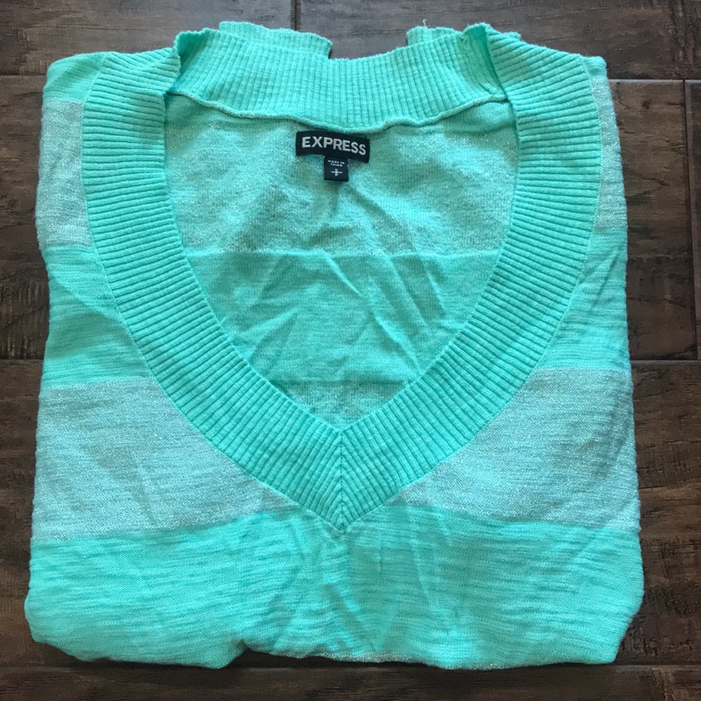 Express Mint Green Sweater